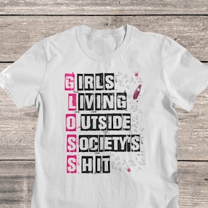 G.L.O.S.S. Punk Band T-Shirt: Trans Feminist Hardcore Tee