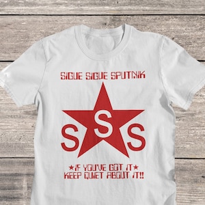 Sigue Sigue Sputnik T-Shirt | Post Punk Shirt | Cyberpunk Shirt ...