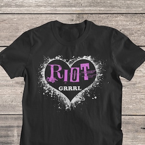 Riot Grrrl Shirt | Feminism | Girl PWR | Equality | Girls Get Busy | Feminist