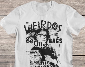 New York Dolls T Shirt, White, Johnny Thunders Tee, Punk New York Dolls T Shirt, White, Johnny Thunders Tee, Punk