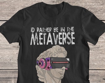 Metaverse Gamer T-Shirt: Virtual Reality Cyberpunk Shirt