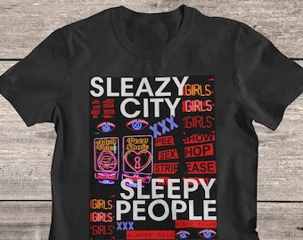 Soft Cell Shirt | Marc Almond | Dave Ball | Sleazy Shirt | Peep Show | Synthpop | Electronic Music Shirt | Indie T shirt