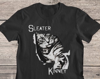Sleater Kinney T-Shirt: Riot Grrrl Indie Rock Band Tee
