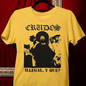 Los Crudos T-Shirt: Chicago Hardcore Punk, Queercore Band Tee