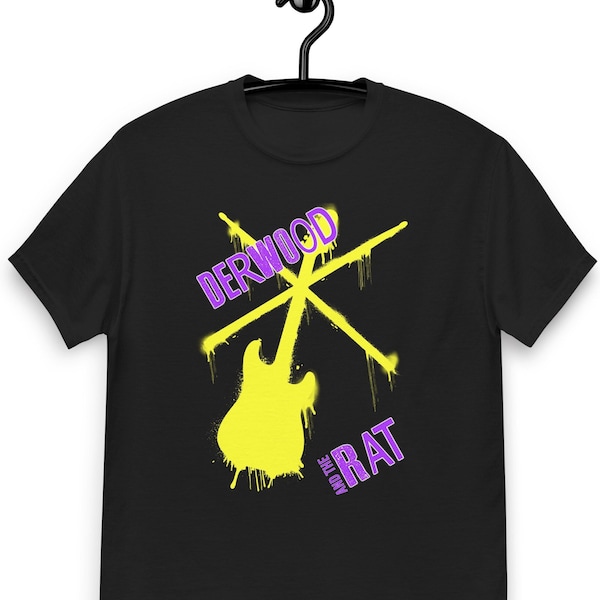 Derwood and The Rat Punk T-Shirt, Derwood Andrews Generation X Shirt, Rat Scabies Damned, Post Punk, Rock Shirt