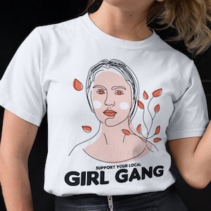 Riot Grrrl T-Shirt: Punk Rock Feminist Girl Gang Tee