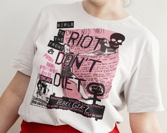 Riot Grrrl T-Shirt: Punk Rock Feminism, Queercore Style