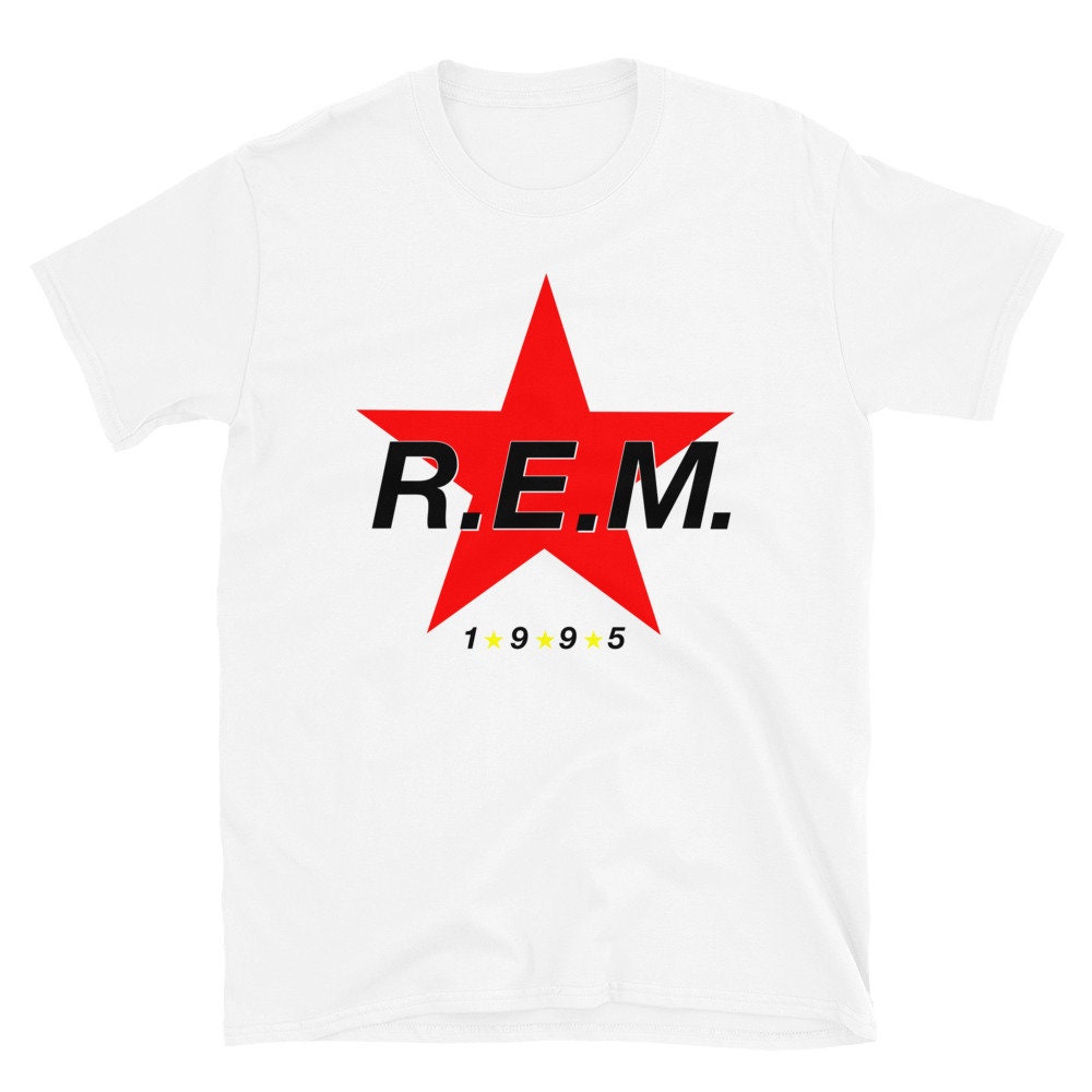 R.E.M. Band T-shirt: 1995 Star Logo REM Shirt, - Etsy