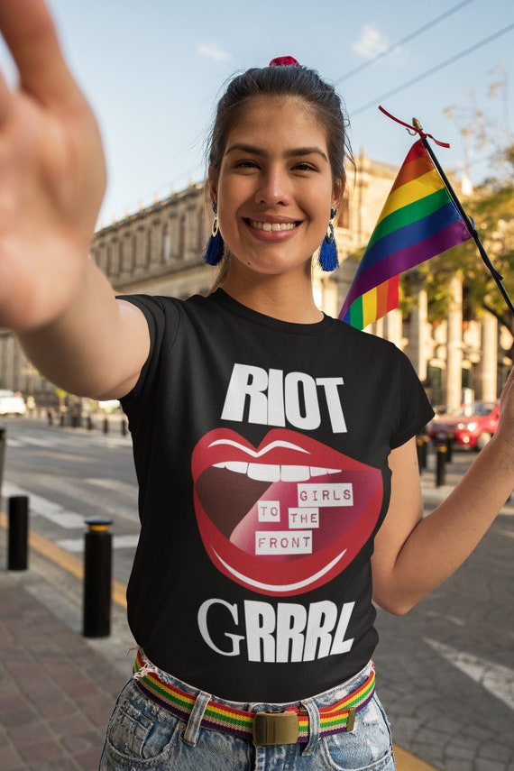 Girls To The Front Riot Grrrl Black T-Shirt Girls To The Front Riot Grrrl Black T-Shirt