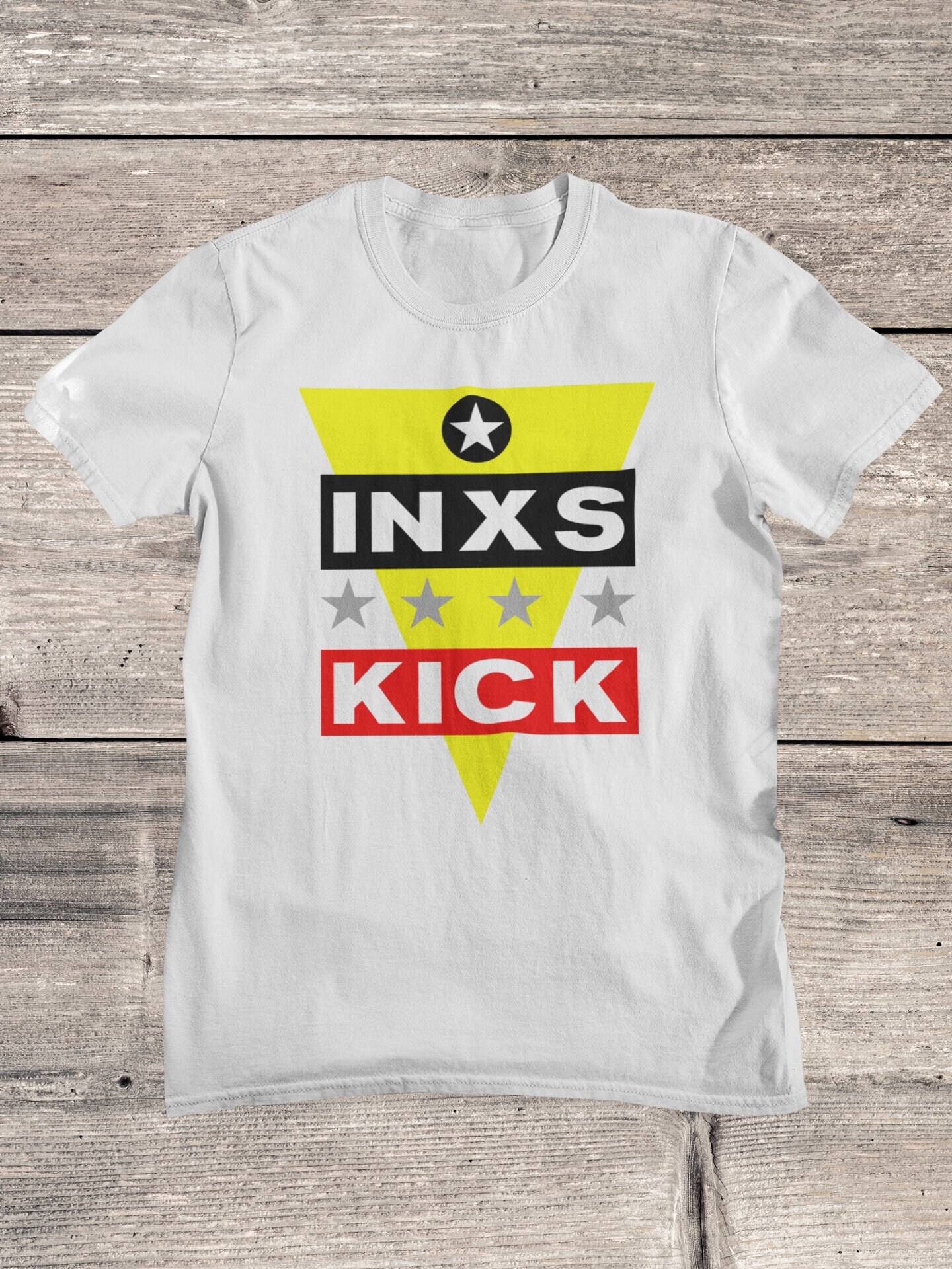 INXS Band Kick Tshirt Etsy Nederland