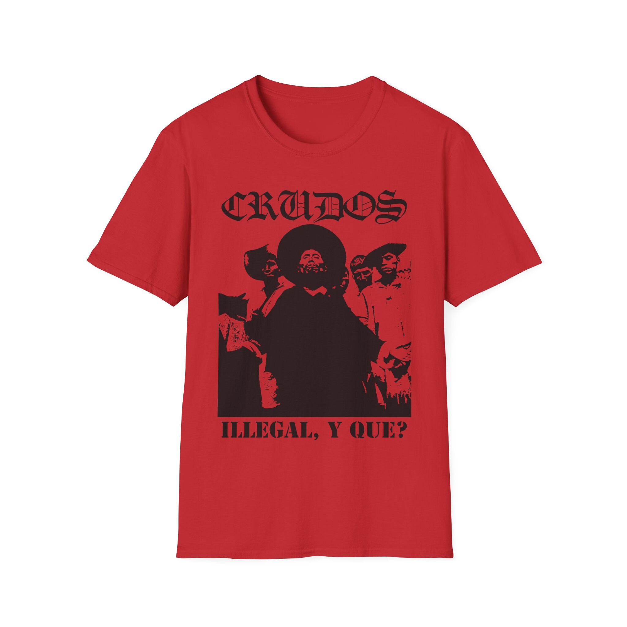 Los Crudos T-shirt: Chicago Hardcore Punk, Queercore Band Tee Los Crudos T-shirt: Chicago Hardcore Punk, Queercore Band Tee