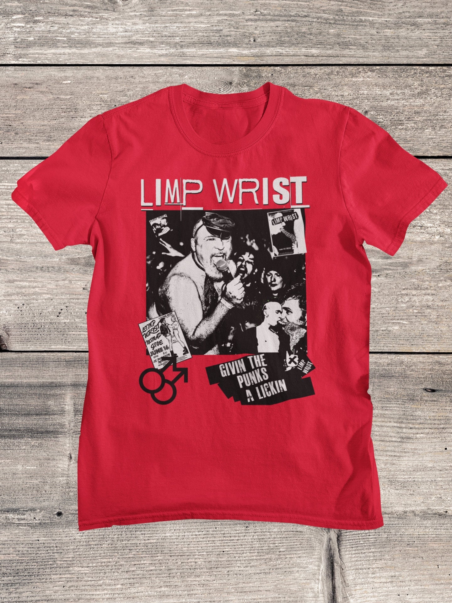 Limp Wrist Band T-shirt: Hardcore Punk, Queercore - Etsy