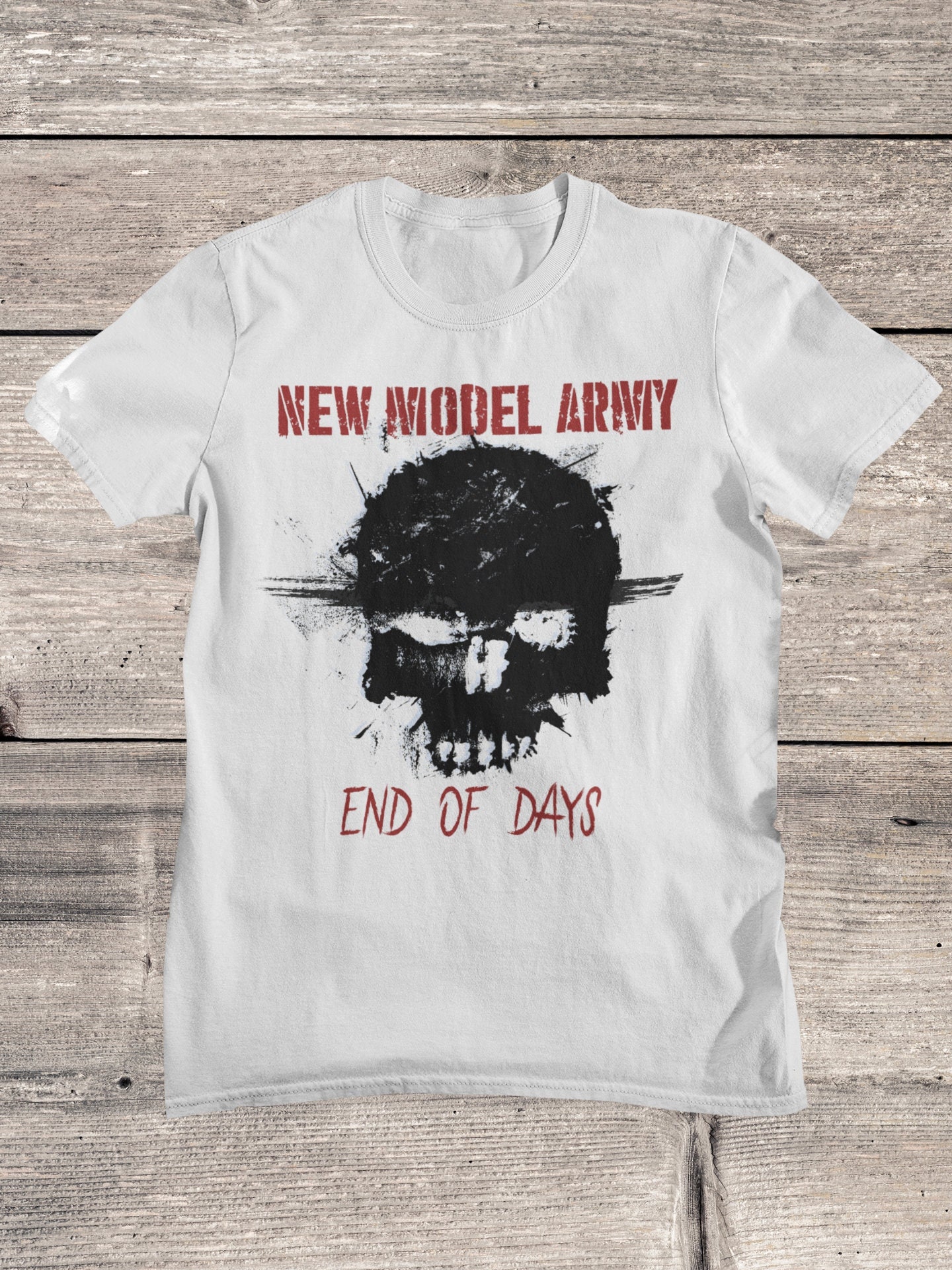 80'S ? ヴィンテージ NEW MODEL ARMY Tシャツ Vintage 1991 New Model Army T-Shirt – Mills Vintage USA