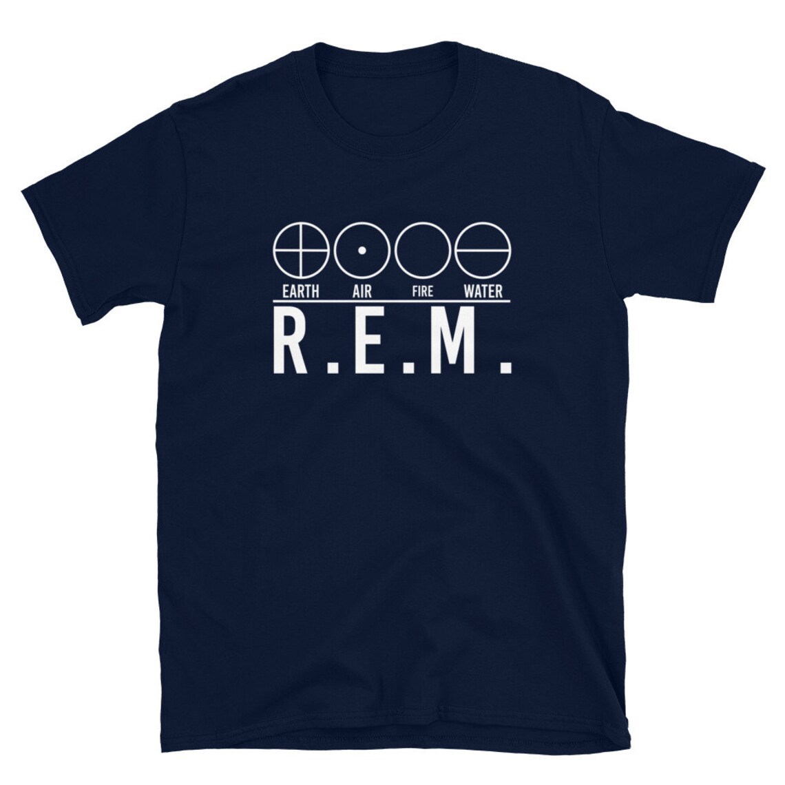 R.E.M TShirt 1980s Rock Band Shirt REM Band Tee Etsy