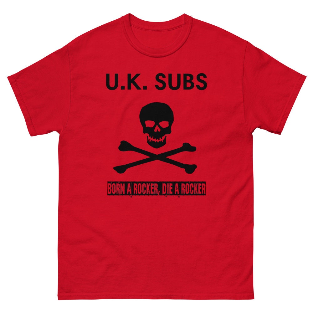 【DISCERNMENT】Britain Letters Over T-Shirt UK Subs T-shirt | UK Subs Band Shirt | English Punk Tee