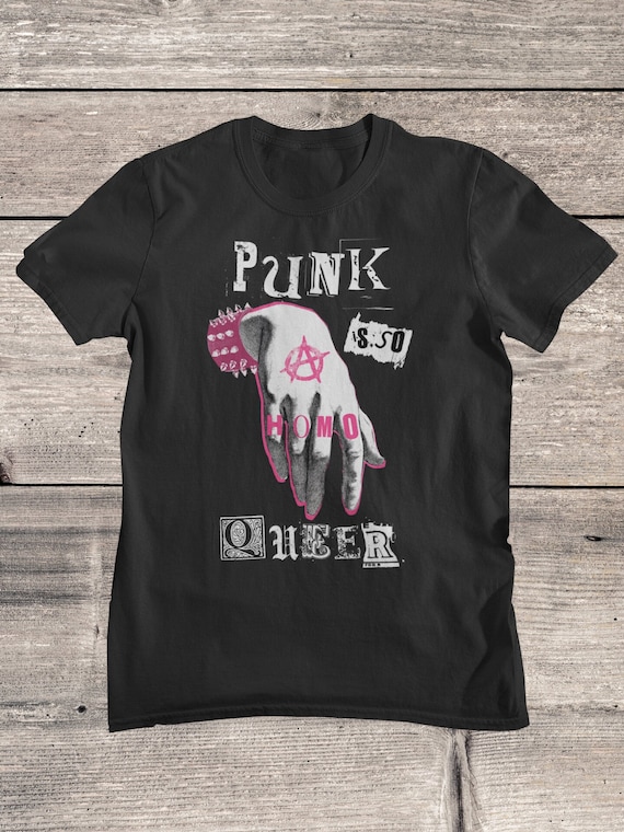 Punk is so Queer T-shirt: Queercore Hardcore Punk Tee - Etsy