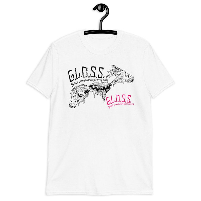G.L.O.S.S. Punk Band T-Shirt: Feminist Queercore Tee image 6