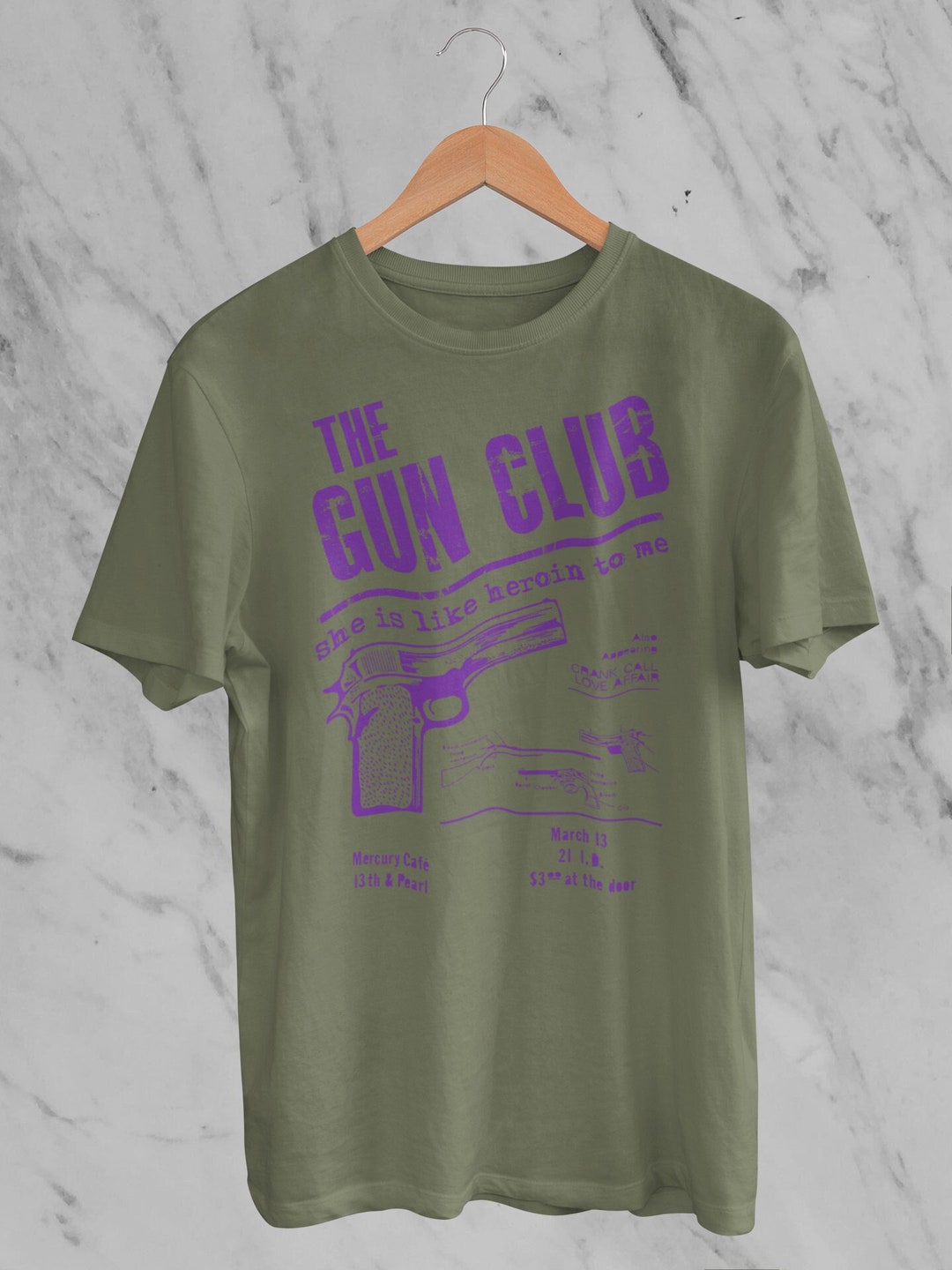 The Gun Club Band Tshirt. Post Punk Shirt Etsy