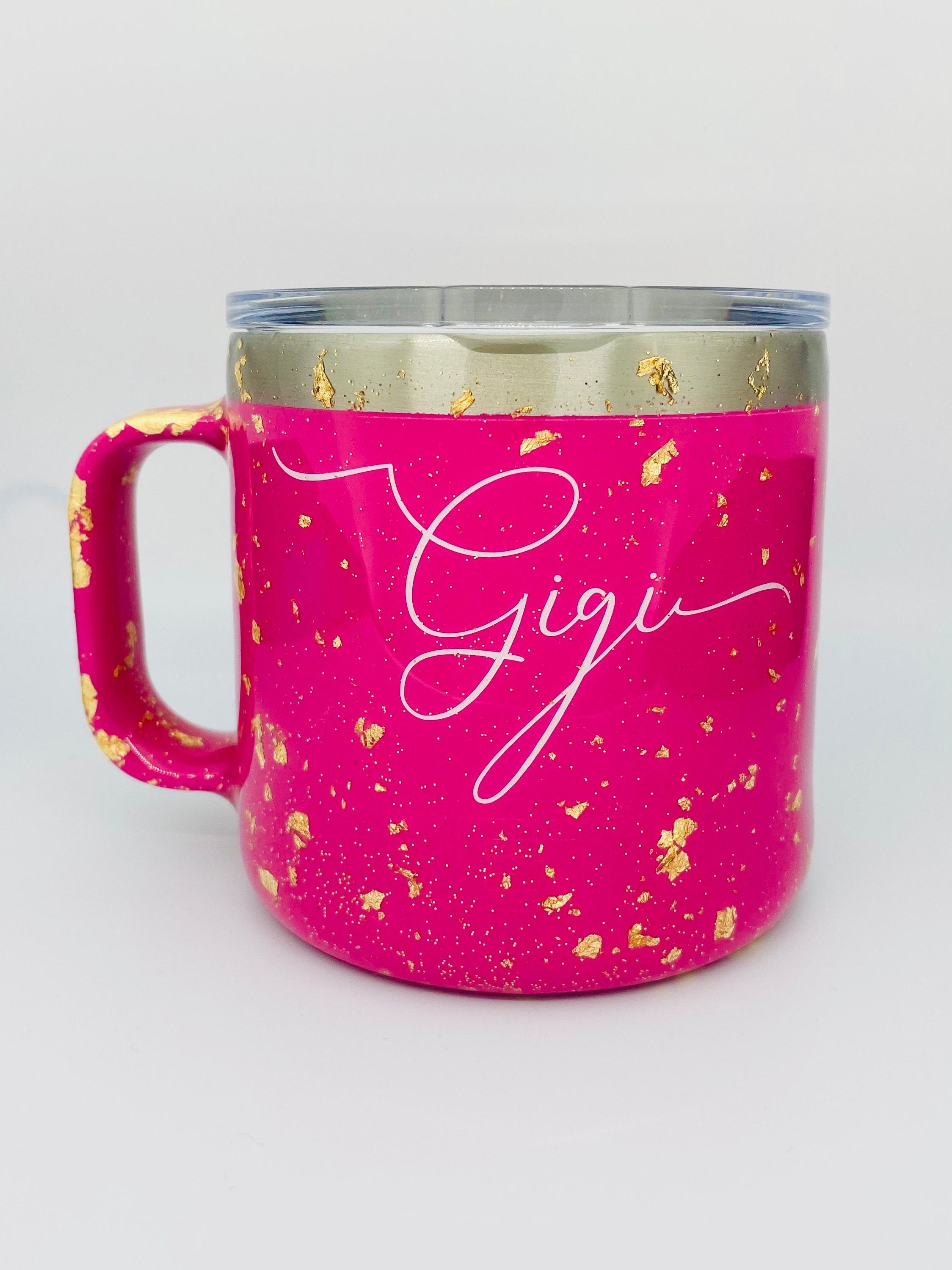 Yeti Coffee Mug / Hot Pink / Birthday Gift / Camping / Hiking Etsy