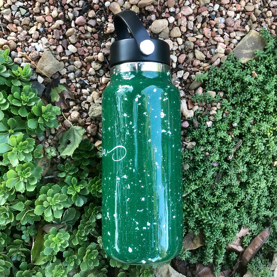 Hydro Flask / Hunter Green Hydro Flask / Birthday gift / Etsy