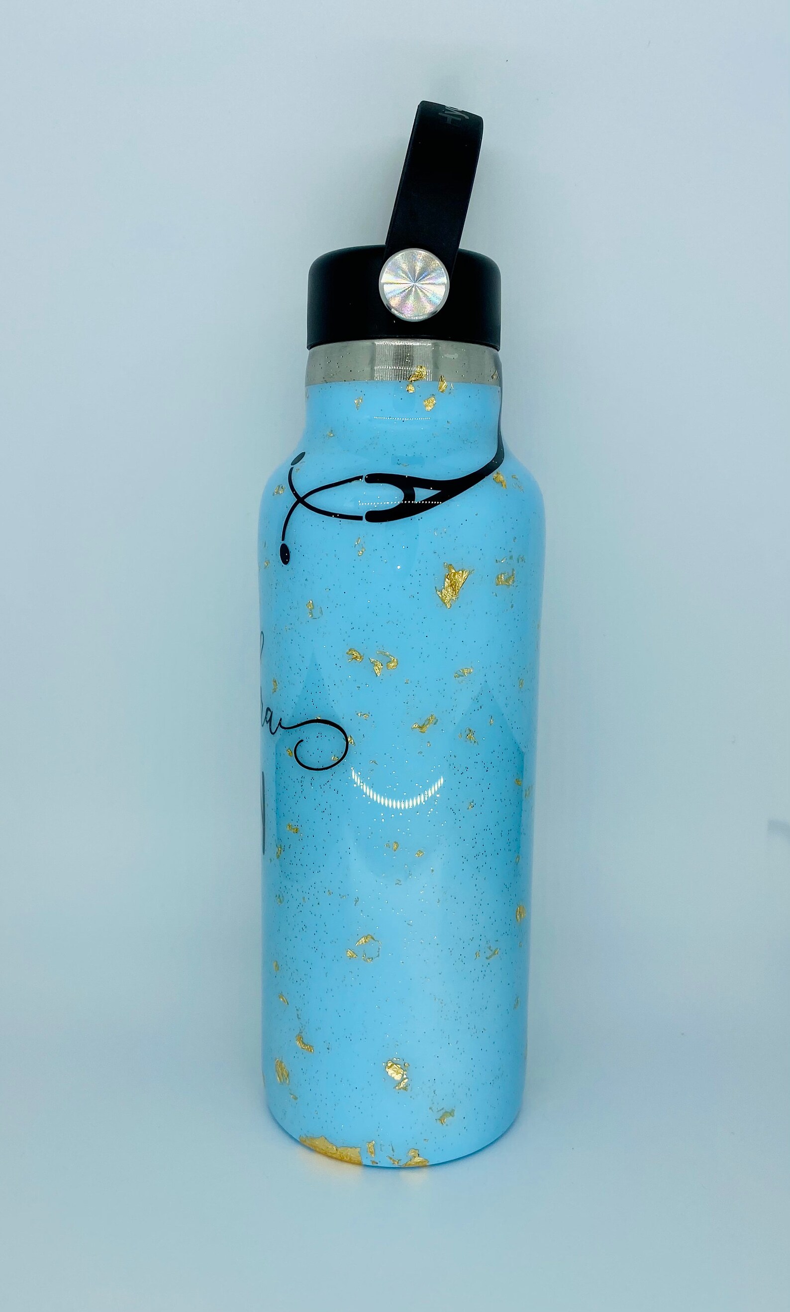 blue hydro flask