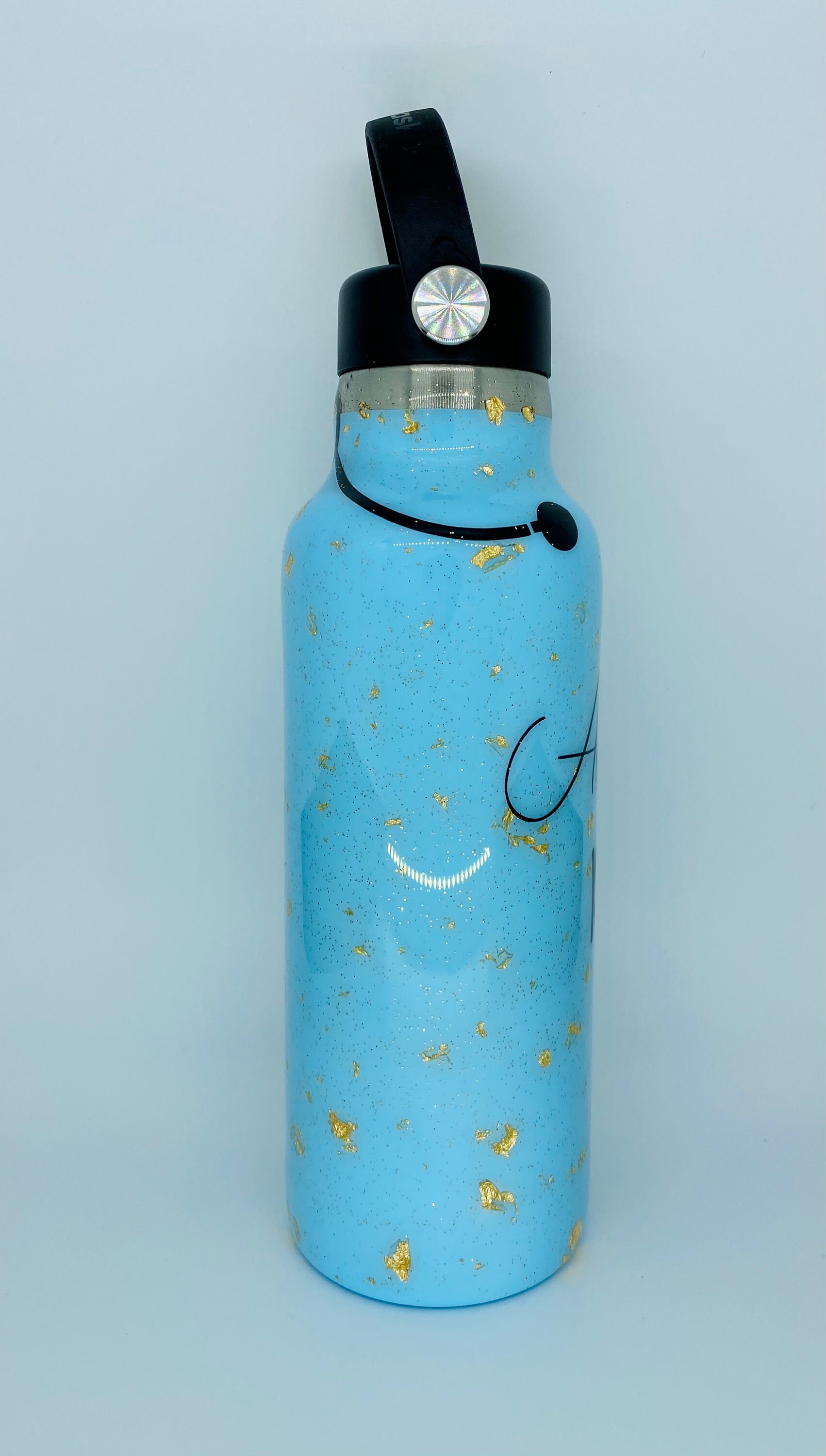 blue hydro flask