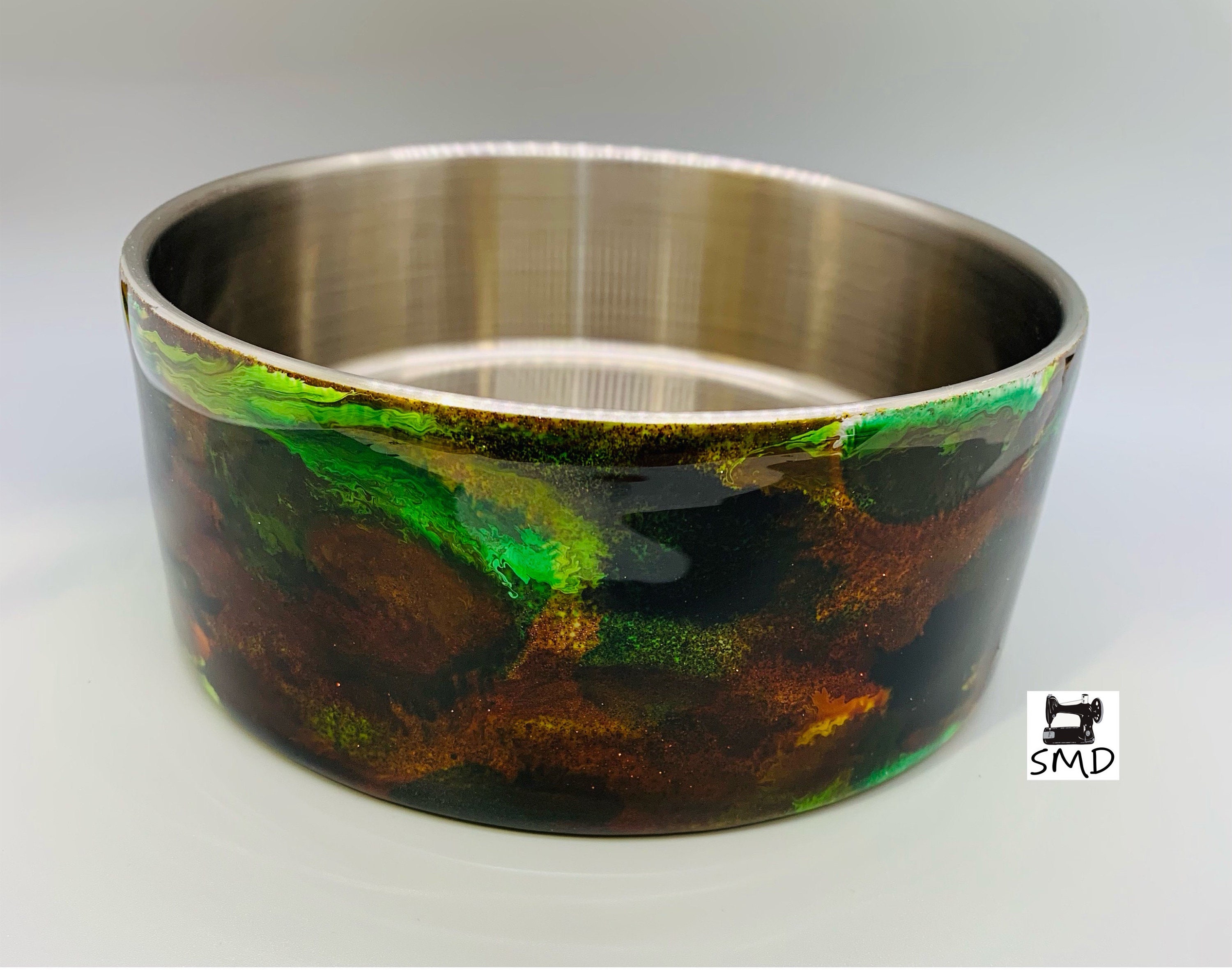 Custom Epoxy Personalized Pet Bowl Camouflage Pet Bowl Dog Etsy