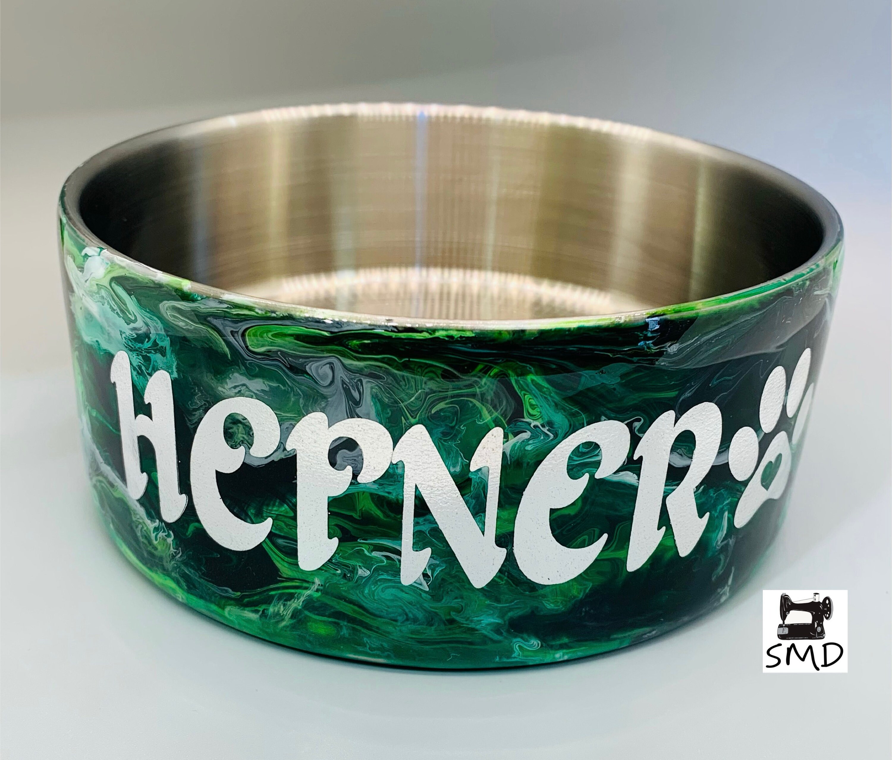 Personalized Custom Epoxy Dog or Cat Bowl Personalized dog Etsy