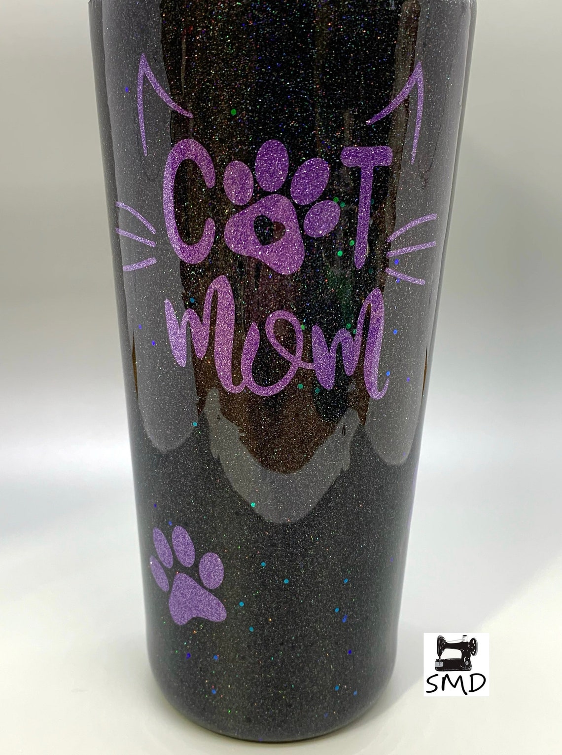  Cat  Mom  Custom Epoxy  Glitter Tumbler Cat  Mom  Mothers day 