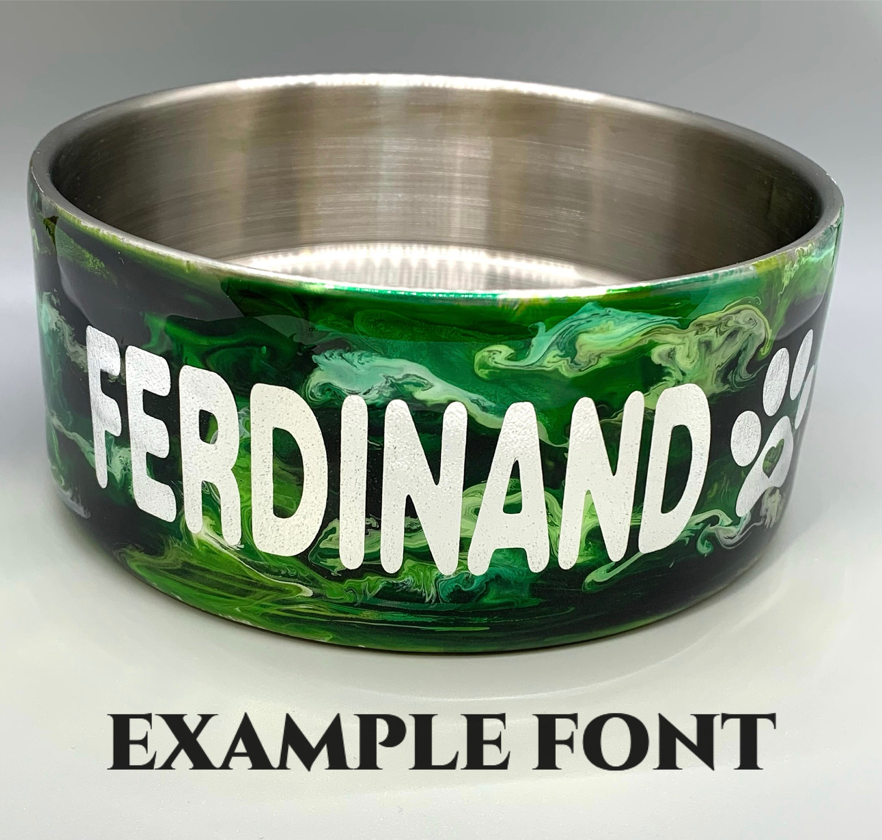 Galaxy Pet Bowl Custom Epoxy Pet Bowl Personalized Dog Bowl Etsy