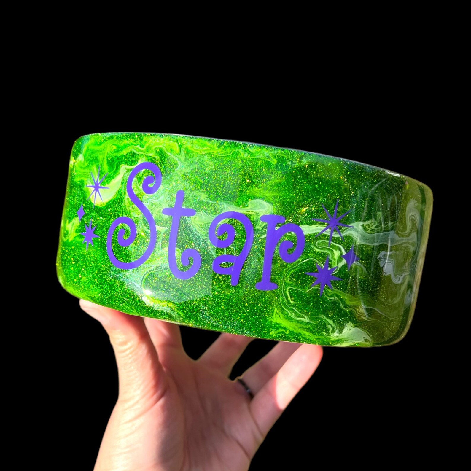 Personalized Custom Epoxy Dog or Cat Bowl Personalized Dog Etsy