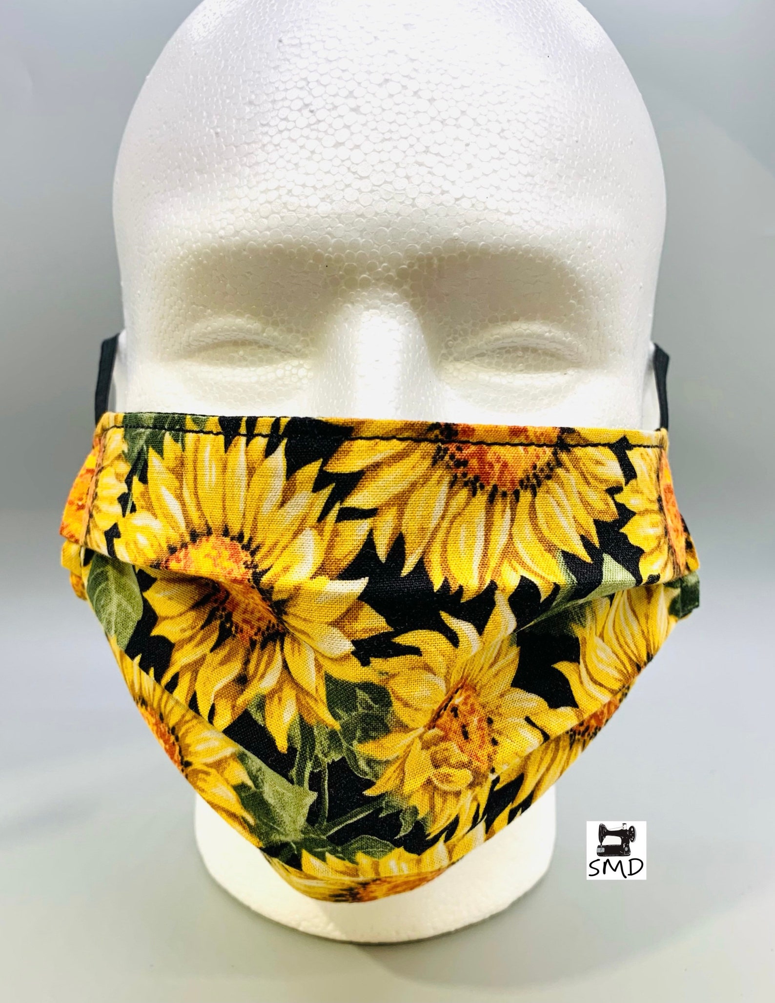Sunflower Face Mask Sunflower Sunflowers Springtime Summer Etsy