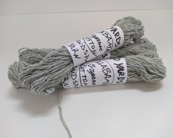 Hilo de algodón americano americano teñido con índigo a mano