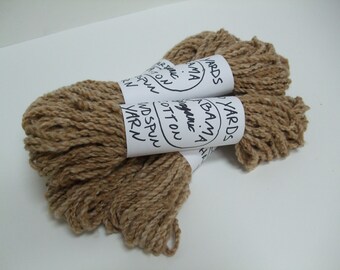 Hilo de algodón americano Upland Brown hilado a mano