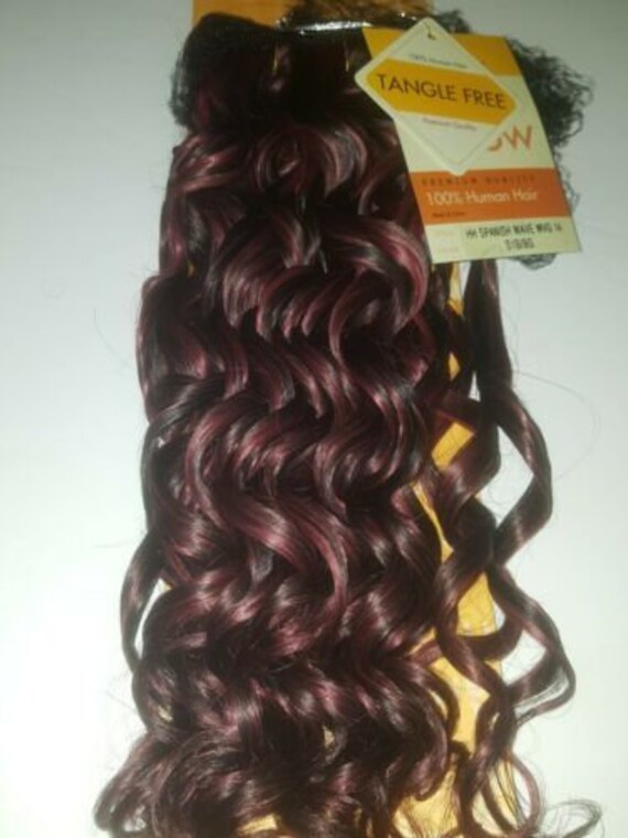 tangle free human hair weave