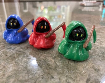 Handmade Miniature Grim Reaper Ghost Figurine