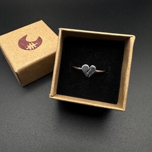 Broken Heart Ring - .925 Sterling Silver