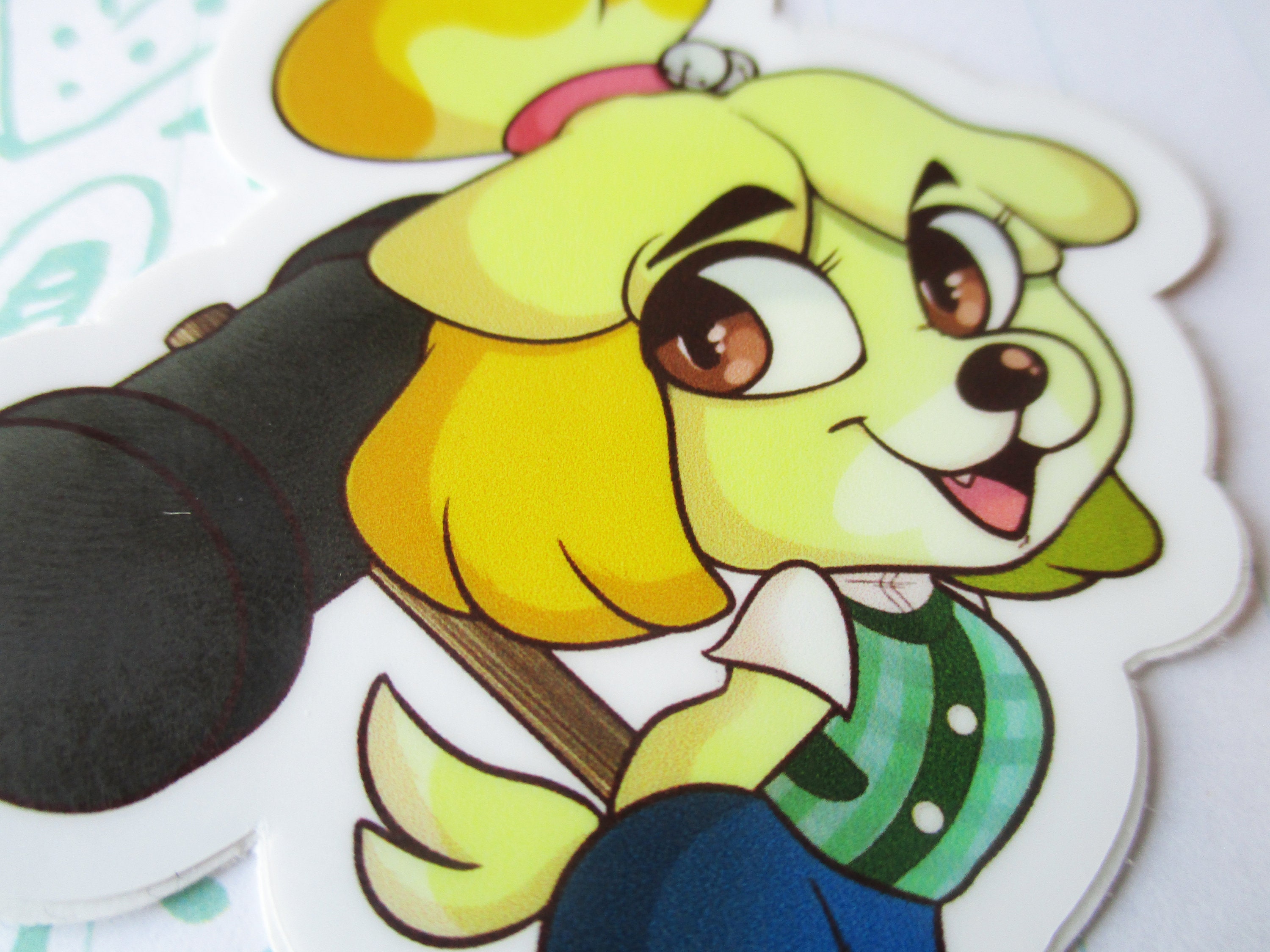 Isabelle Animal Crossing vinyl sticker | Etsy