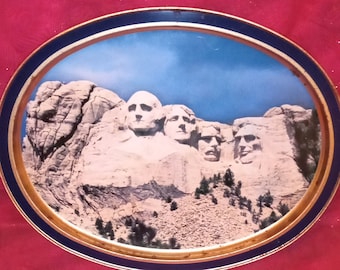 Mt. Rushmore Sunshine Biscuits Vintage Serving Tray