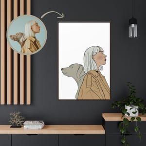 Custom Digital Pet Portraits from Photo, Personalized Dog and Cat Drawing, Memorial Gift