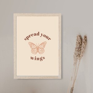 Spread Your Wings Digital Art Print | Butterfly Wall Art | Boho Home Decor | Nursery Decor