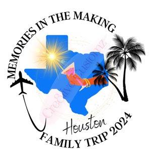 Memories In The Making (Houston) PNG Digital File