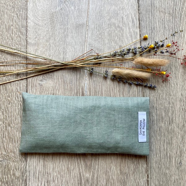 Savasana Lavender Eye Pillow, Luxurious Handmade Organic, Yoga, Meditation, Sleep Aid, Relaxation, Thoughtful Gift, Bride, Bridesmaid Gift