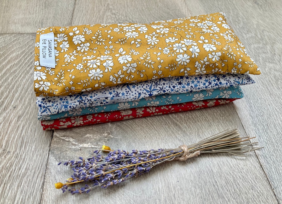 Savasana Liberty Lavender Eye Pillow Meditation Yoga Etsy UK