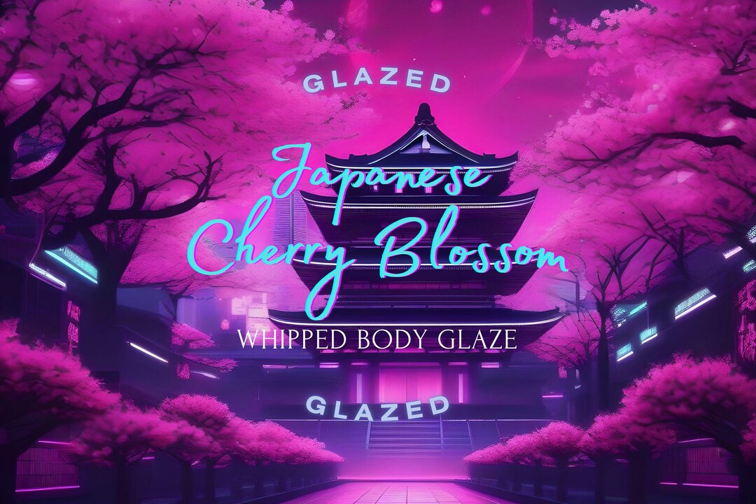 Japanese Cherry Blossom Whipped Body Glaze, Luxurious Body Butter, Non