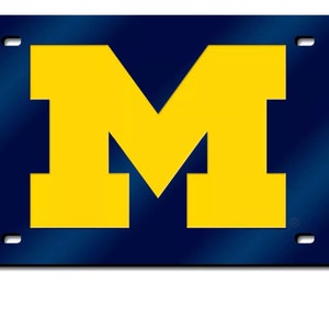 Michigan License Plate, Front Plate, Vanity Plate, College, University