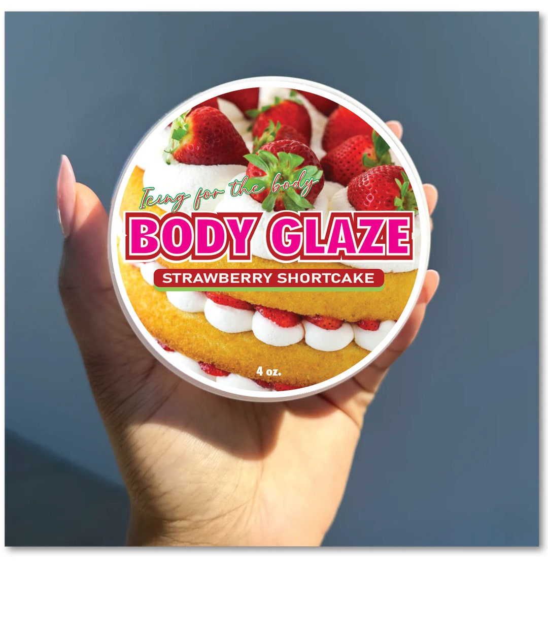 Strawberry Shortcake Glazed Body Butter, Luxurious Body Glaze, Body Butter Etsy