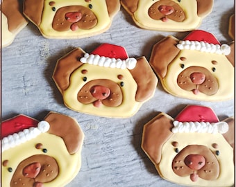 Custom Dog Sugar Cookies (One Dozen)