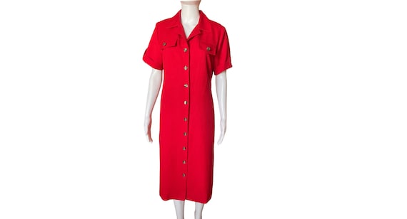 Westside Clothing Co Red 90s Dress - image 1