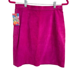 B.B. Dakota Leatherwear Pink Retro Mini Skirt